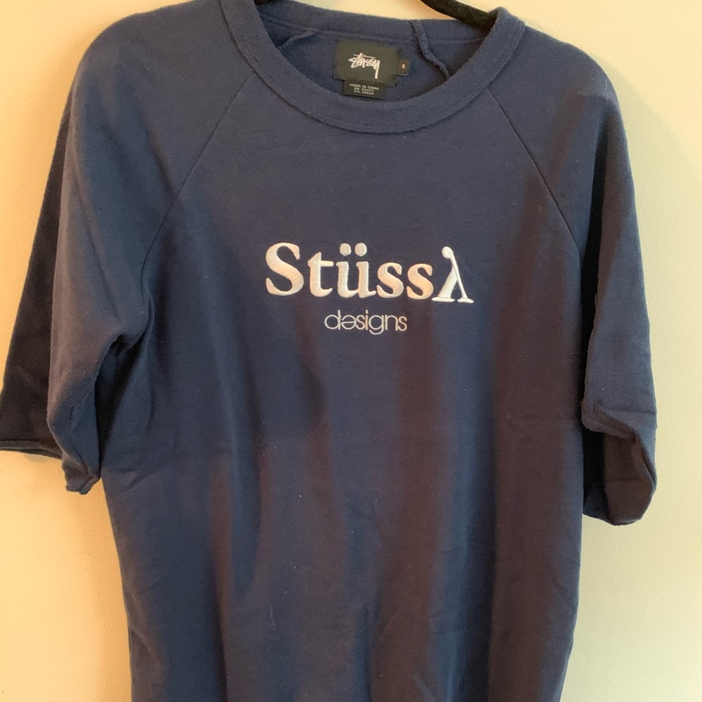New Stussy short sleeve sweatshirt